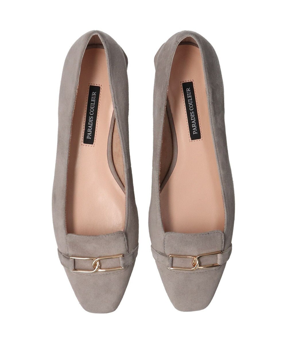 Bridget Birkin 【PARADIS COULEUR】スクエアトウメタルオーナメントパンプス 