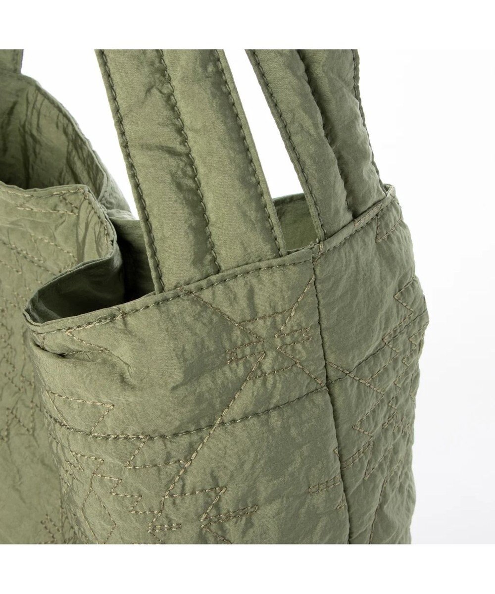 UNBILLION カシュカシュ cachecache / オルテガ柄キルト肩入れトートバッグ 