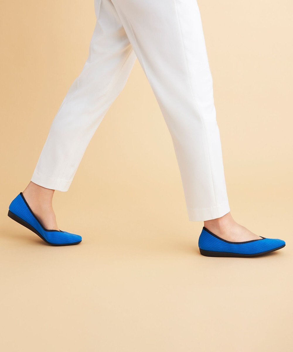 steppi ウール混 スクエア パンプス 