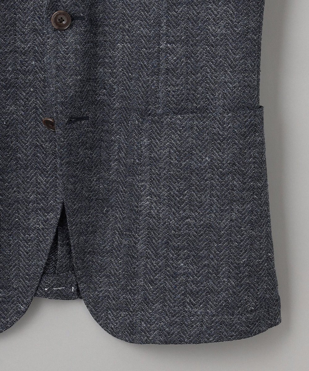 GOTAIRIKU 【宮田毛織】リネンジャージー カーディガンジャケット 