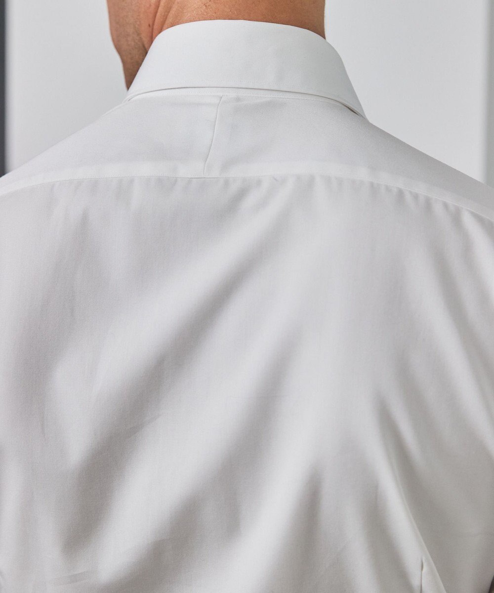 GOTAIRIKU 【形態安定】PREMIUMPLEATS_レギュラーカラー 通年ドレスシャツ_ホワイト(25年春夏モデル) 