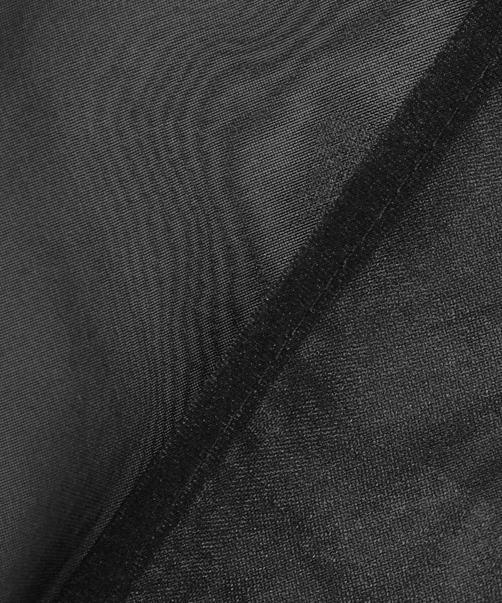 #Newans オーガンジーパネルブラウス 