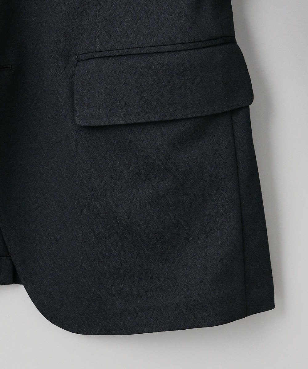 GOTAIRIKU 【通気性/ストレッチ/洗える】エアレースジャケット_ヘリンボーン柄 