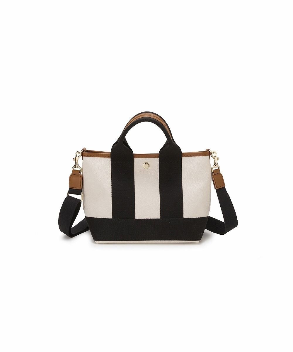 TOPKAPI 【Breath TOPKAPI】スコッチグレイン ネオレザー ミニ トート バッグ ショルダー付き S 