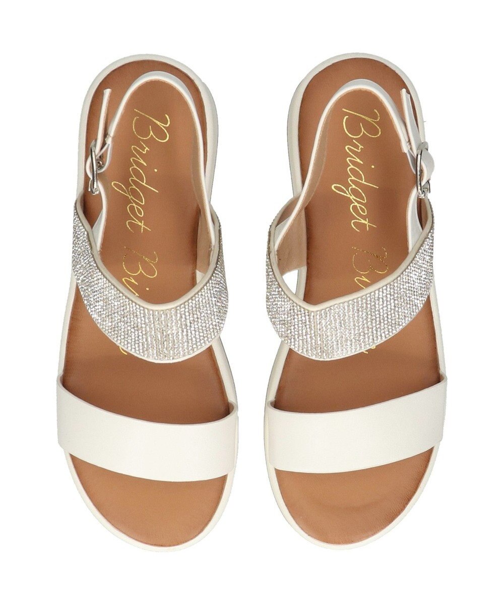 Bridget Birkin 【Bridget Birkin】キラキラバンドウェッジサンダル 