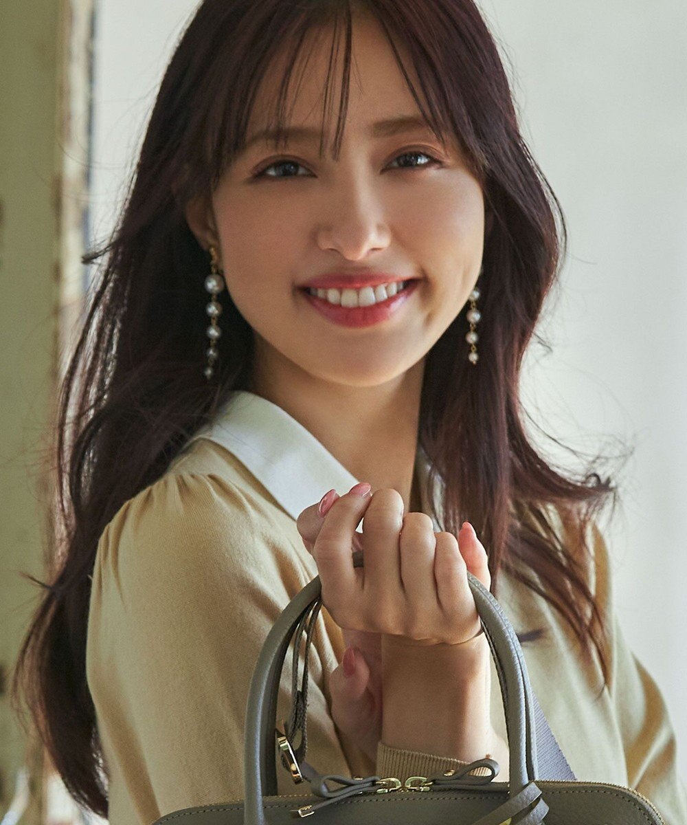 TOCCA LONG PEARL CLOVER EARRINGS イヤリング 