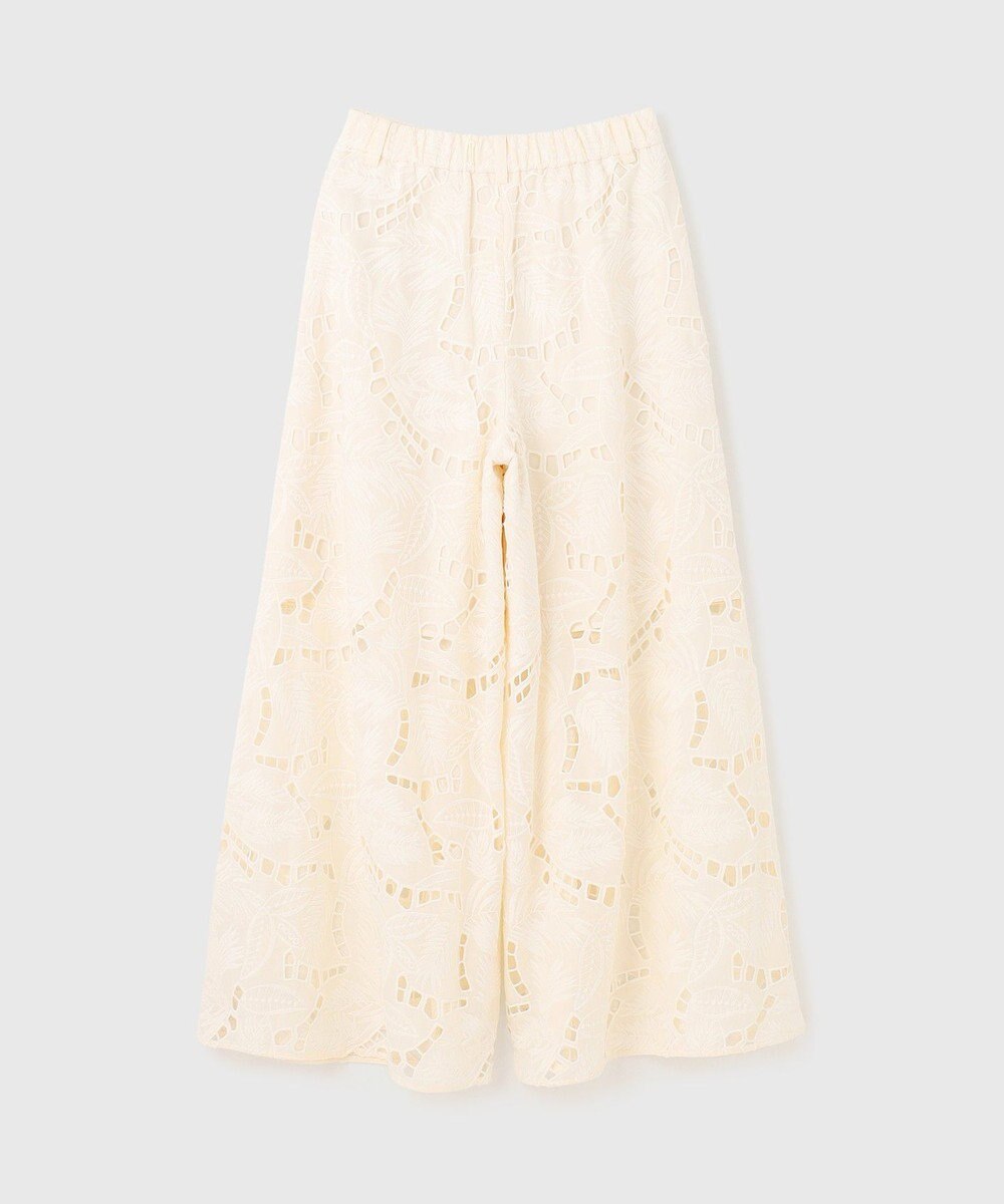 GRACE CONTINENTAL カットワークバギーパンツ 