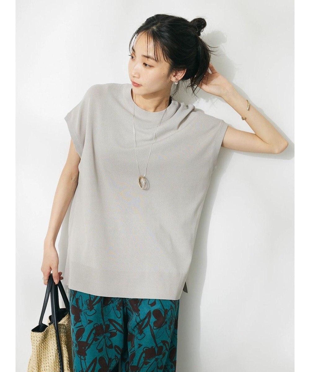 CRAFT STANDARD BOUTIQUE ＵＶカット接触冷感半袖ニットチュニック 