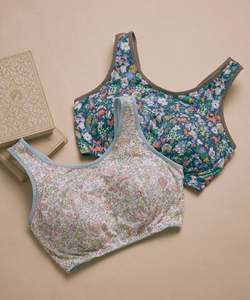 une nana cool MADEWITHLIBERTYFABRICナイトアップブラ 