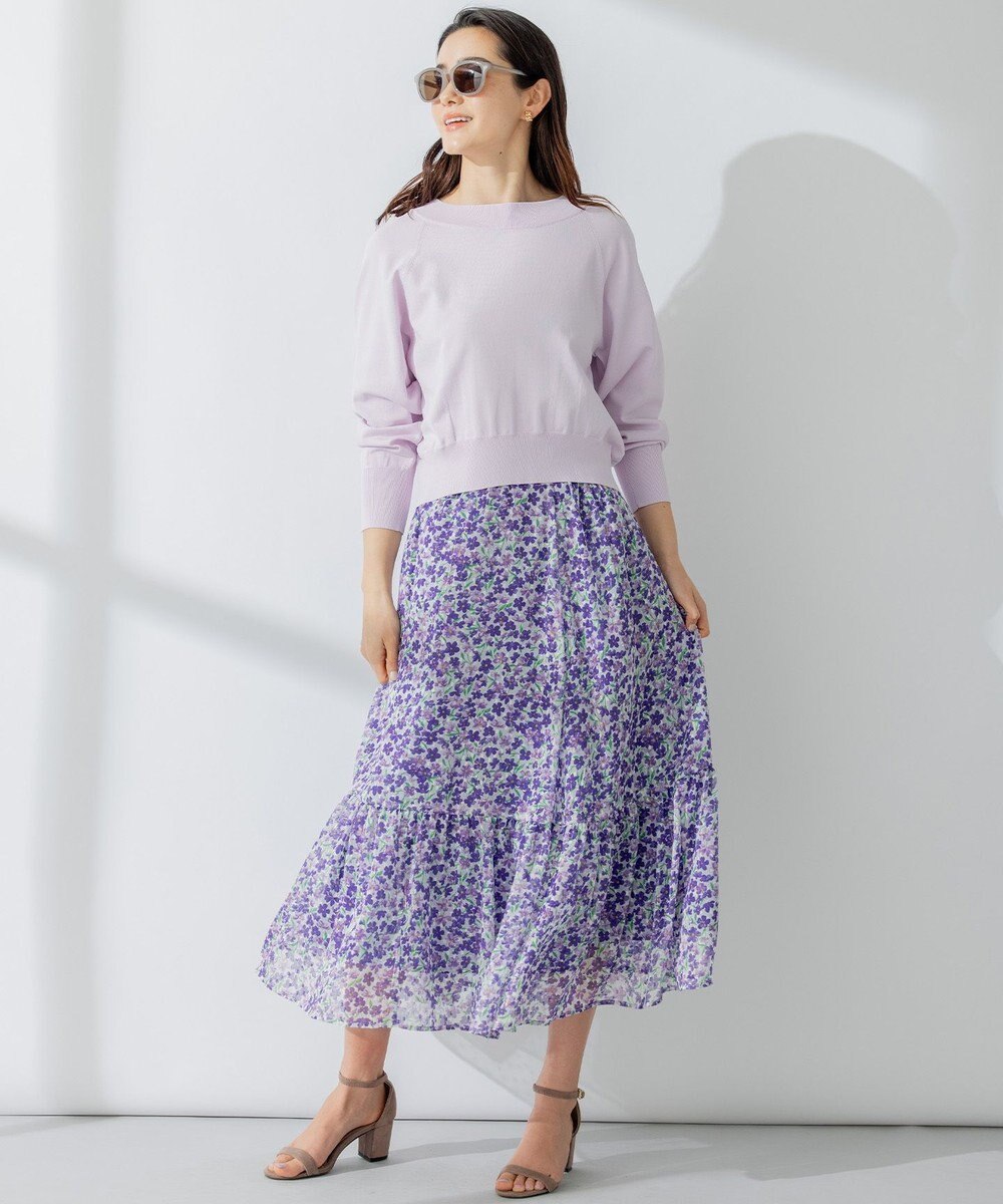 組曲 【23SS】ヴィンテージフラワープリント スカート 