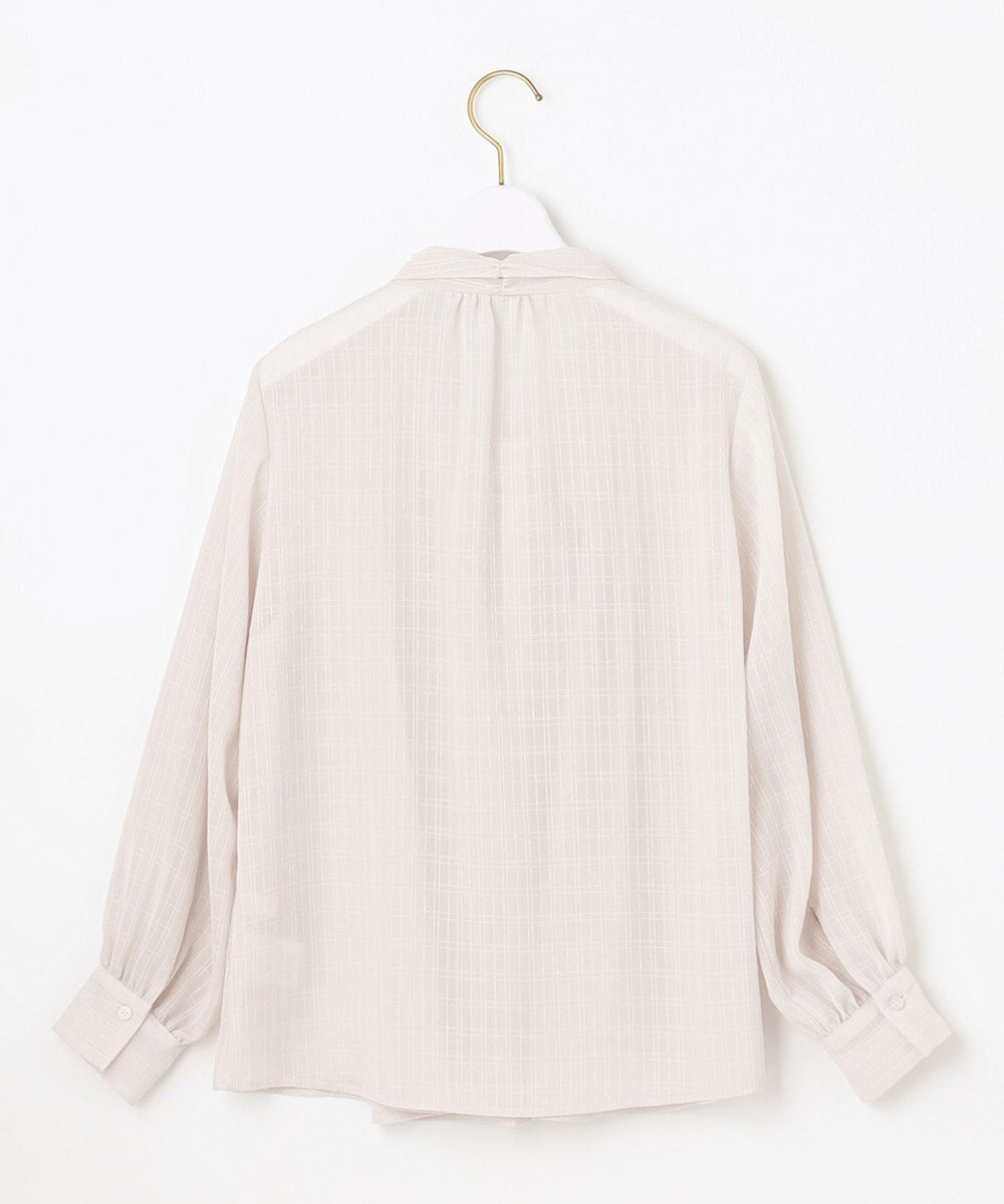 ANY SIS 【美人百花11月号掲載】シャドーチェックボウタイ ブラウス 