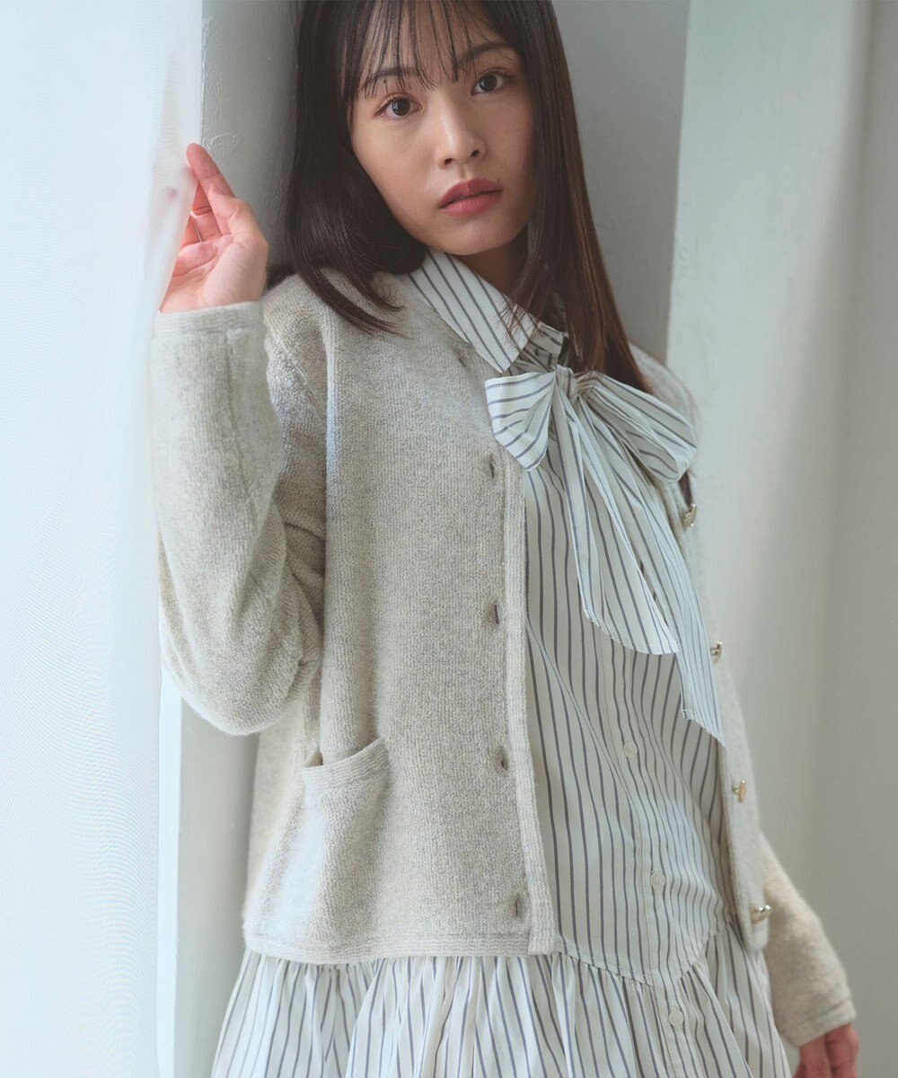 Feroux ブークレー ニット ジャケット 