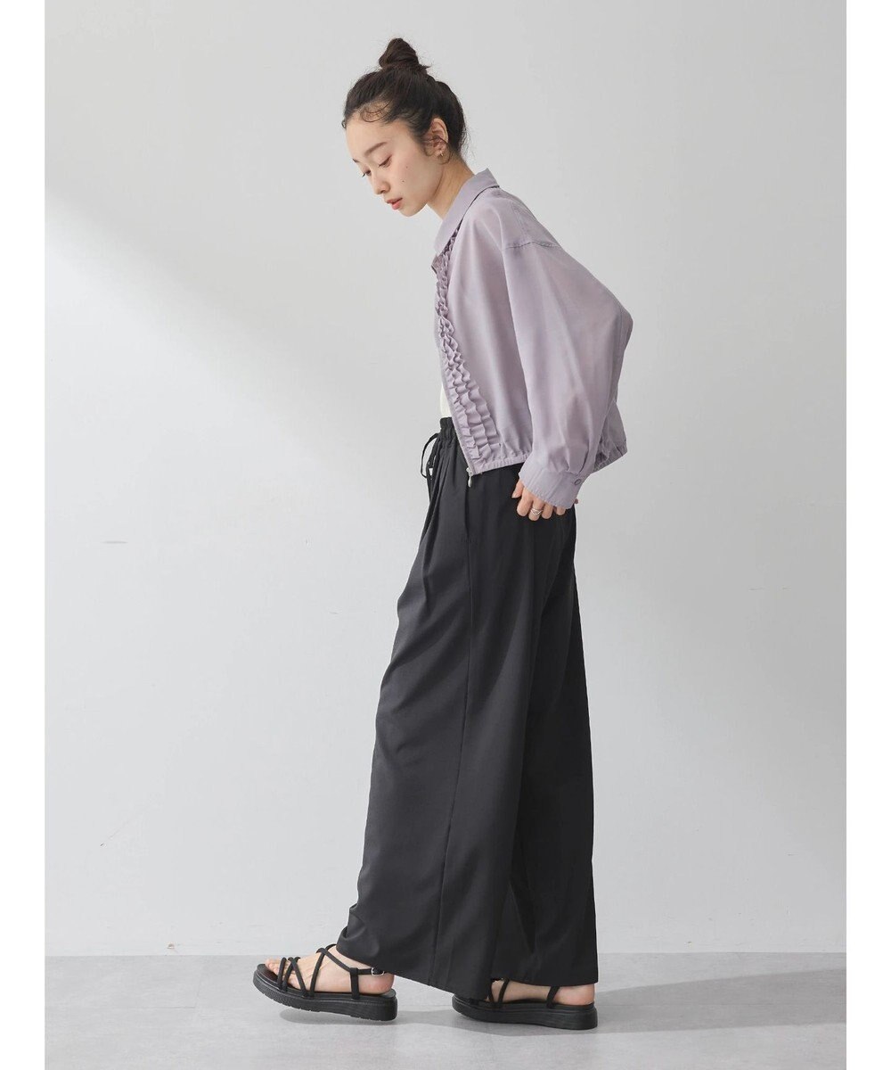 earth music&ecology フリルシャツ 