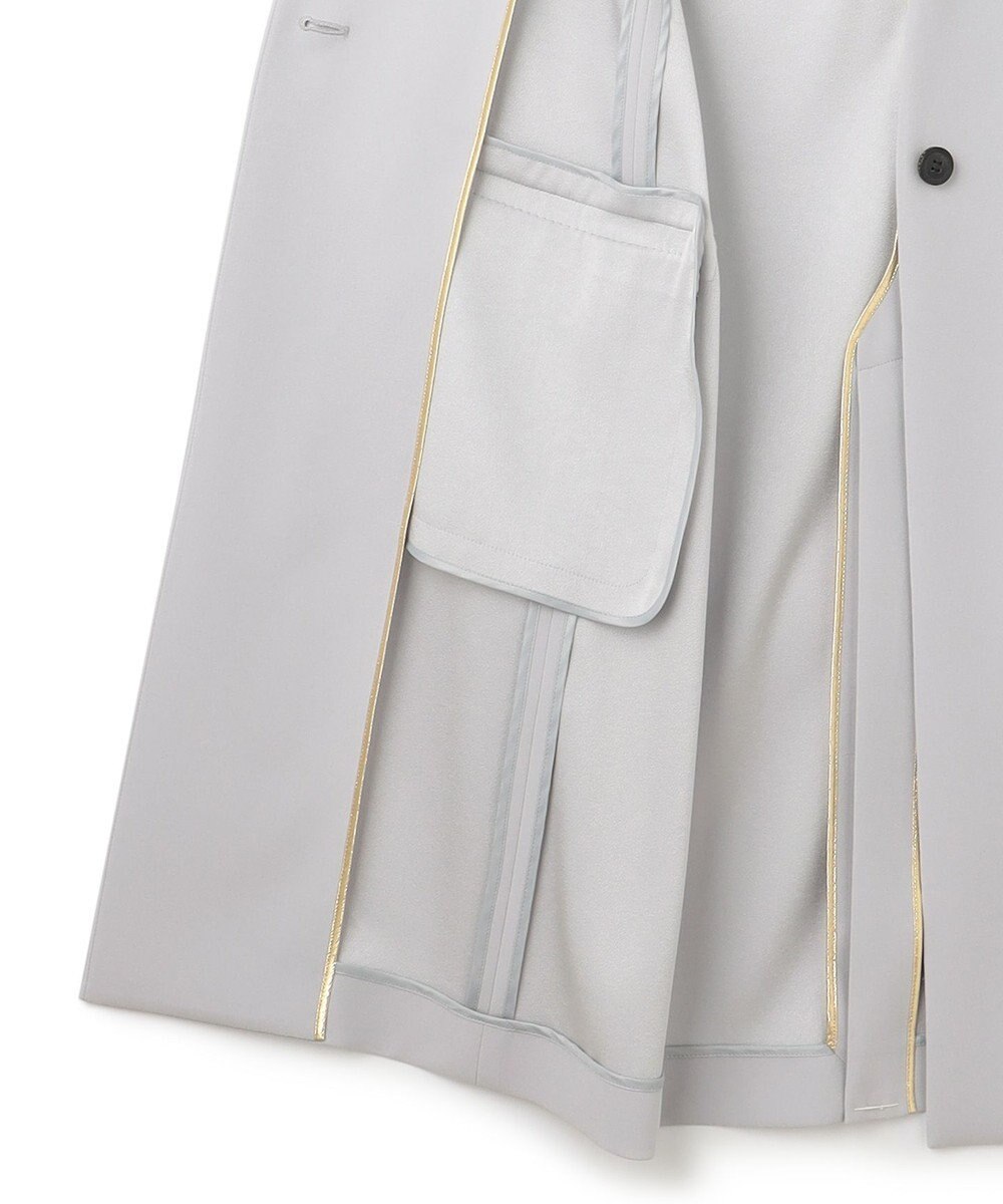 BEIGE， 【L-size】CINDY / ノーカラーロングジャケット 