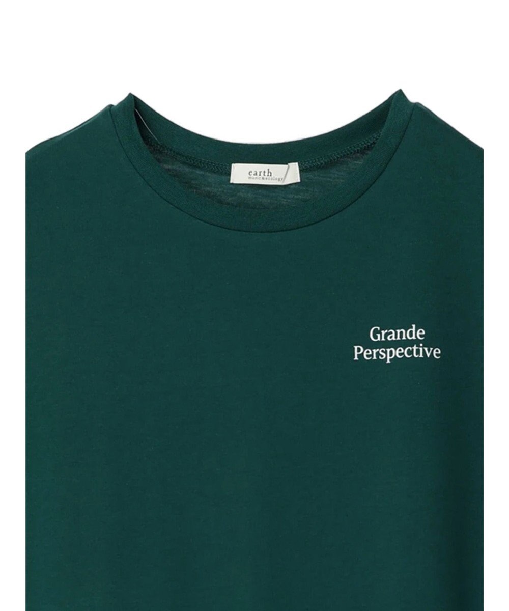 earth music&ecology バックロゴティアードワンピース 