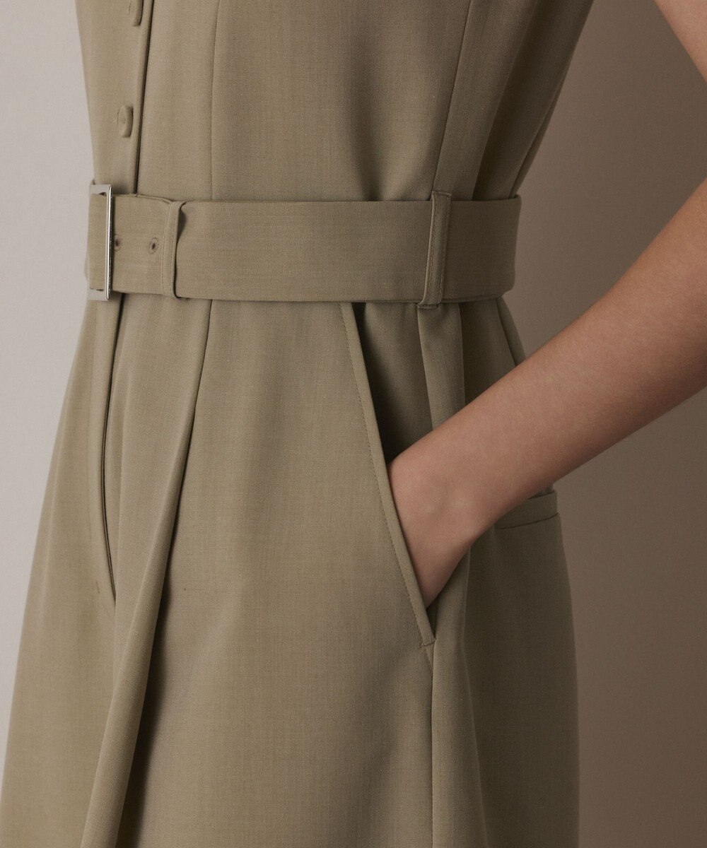 GRACE CONTINENTAL ベルト付サロペット 