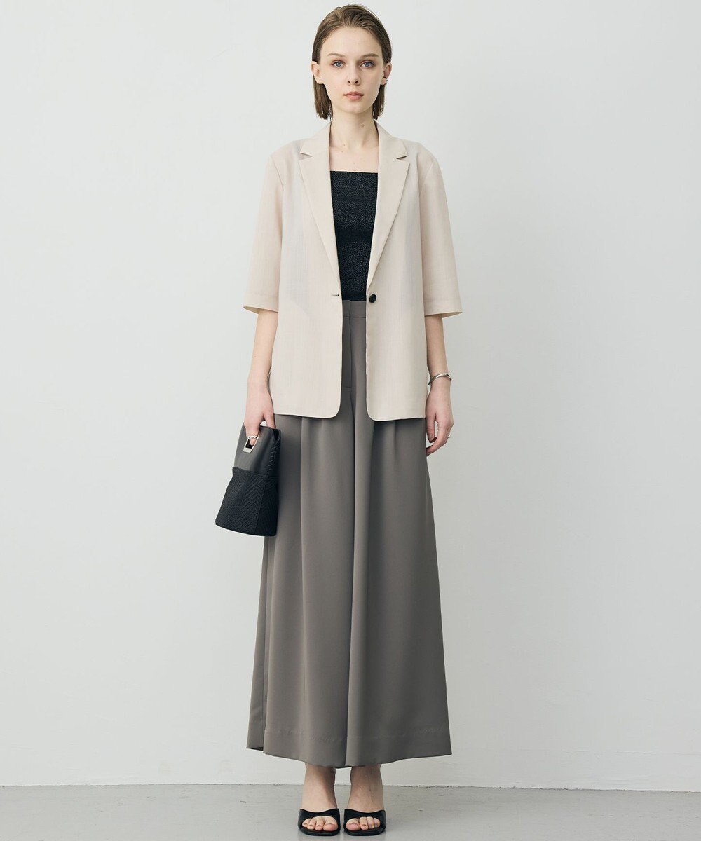 ICB L Peラミーシアータフタ 半袖ジャケット 