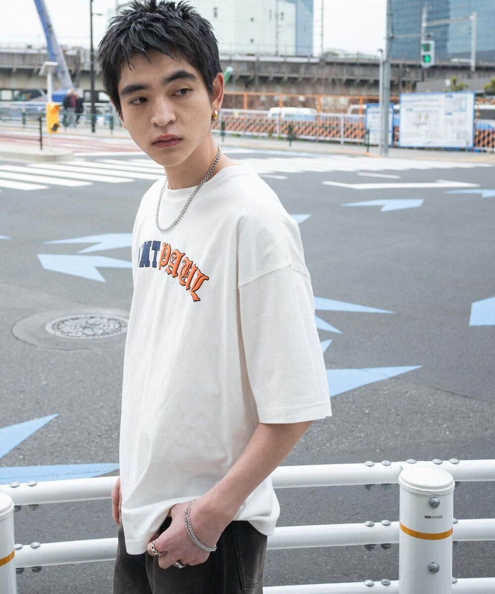 WEGO 【ユニセックス着用ITEM】アクセ付きグラフィックT（SS） 