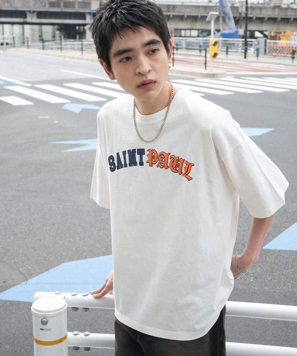 WEGO 【ユニセックス着用ITEM】アクセ付きグラフィックT（SS） 