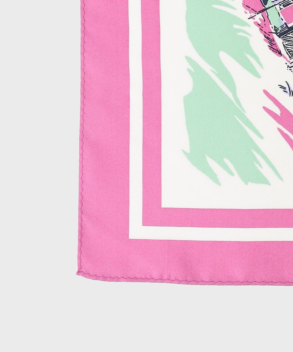 GRACE CONTINENTAL スーヴェニールプリントスカーフ 