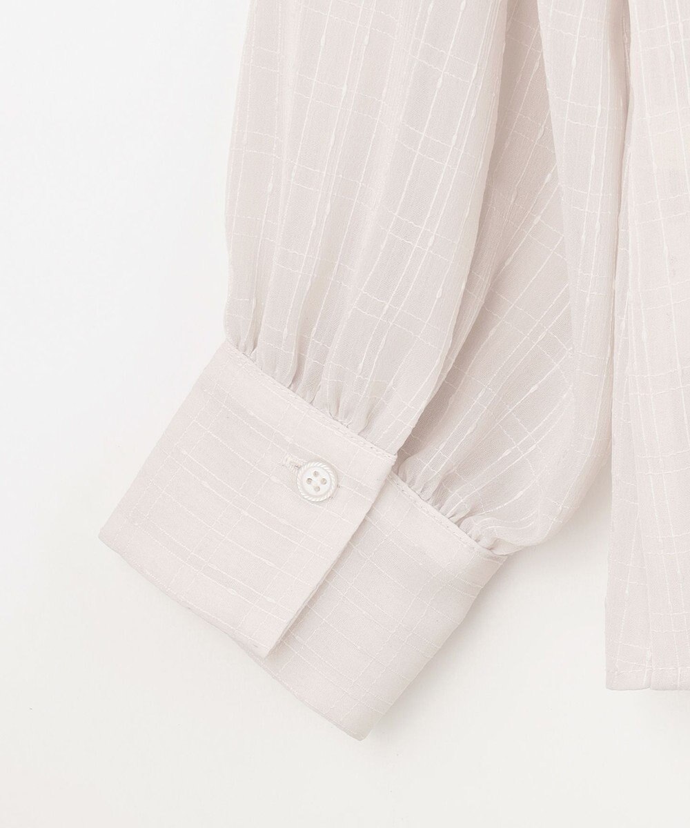 ANY SIS 【美人百花11月号掲載】シャドーチェックボウタイ ブラウス 