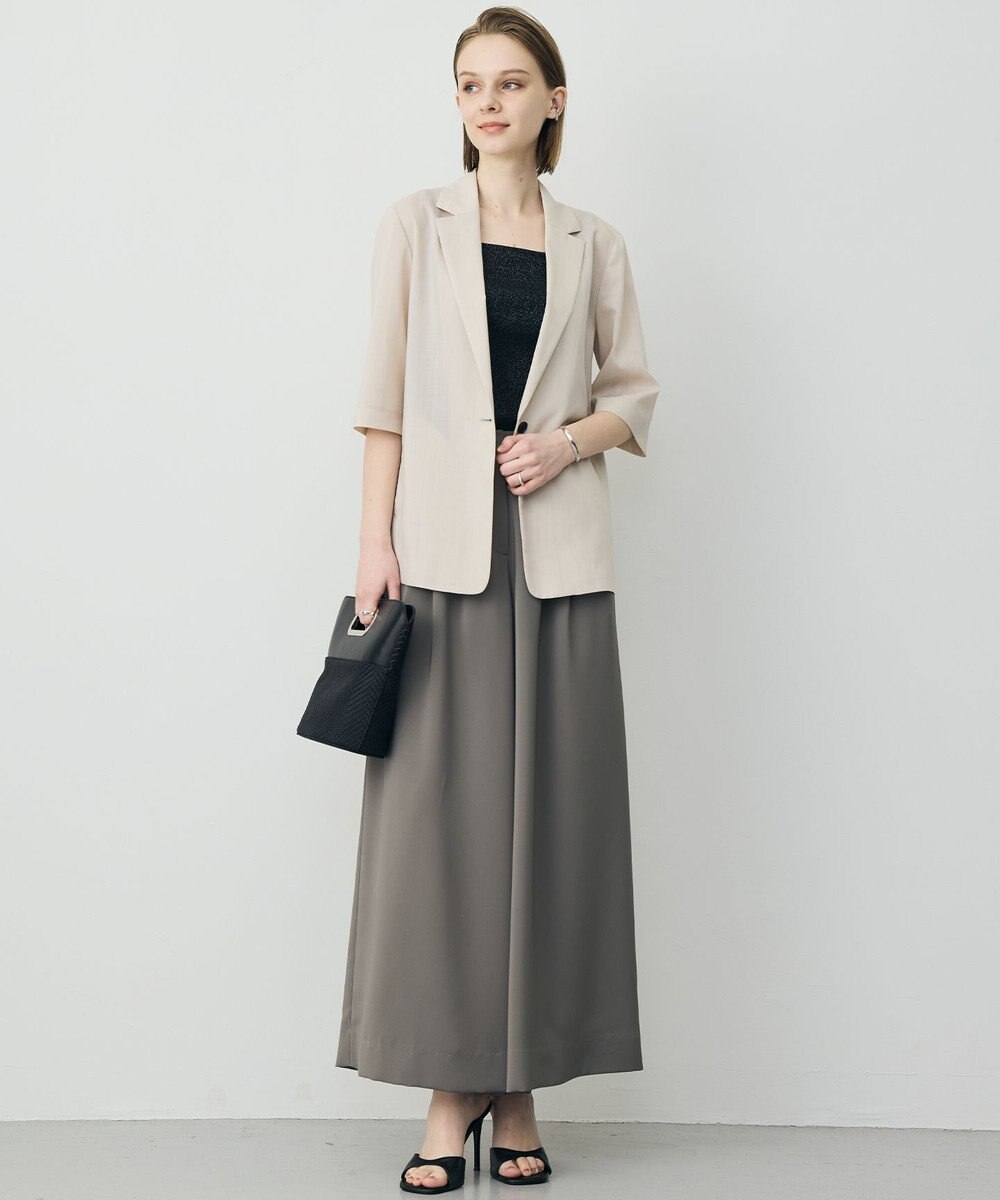 ICB L Peラミーシアータフタ 半袖ジャケット 