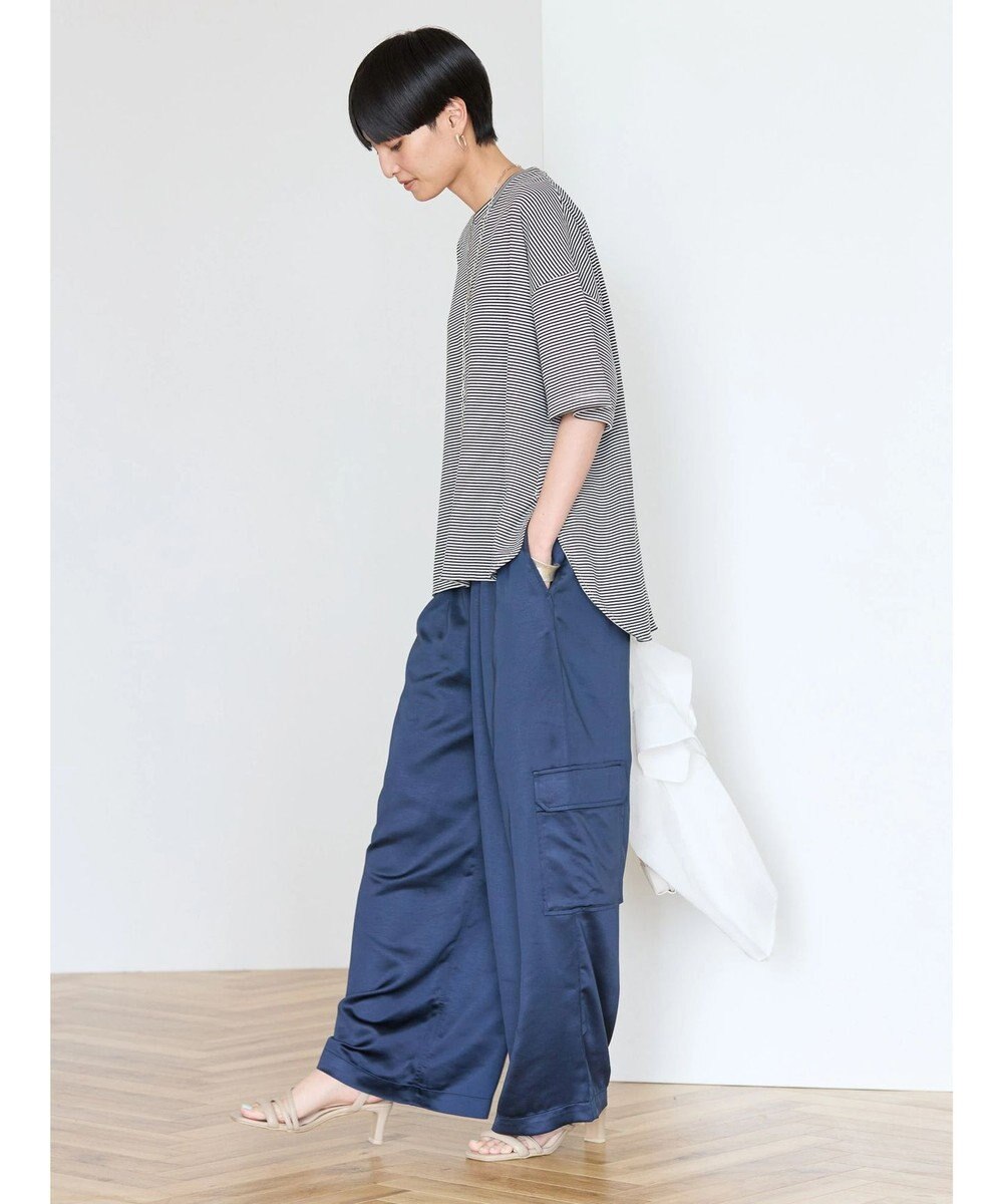 AMERICAN HOLIC 接触冷感裾ラウンドカットプルオーバー 