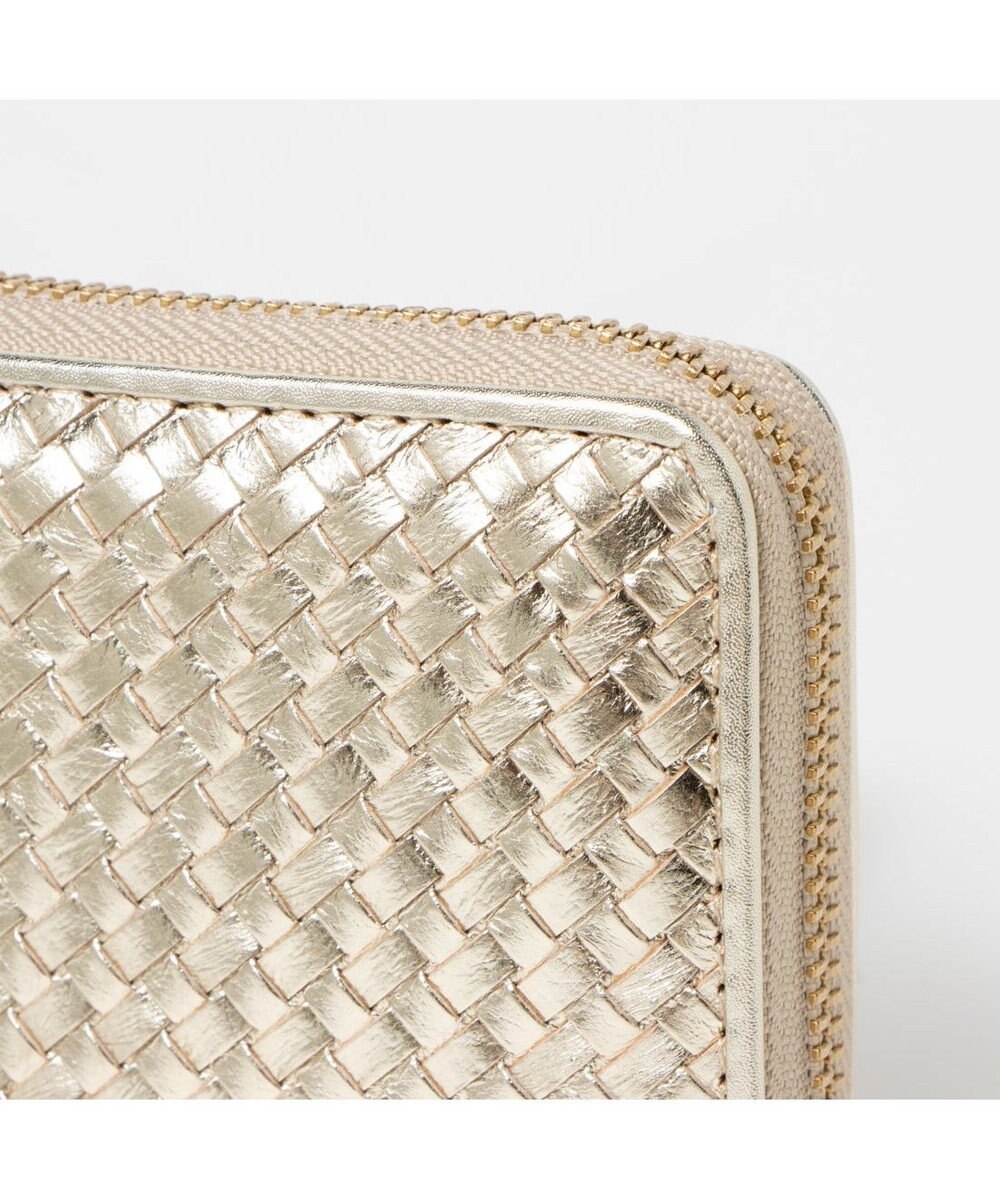 UNBILLION ペルケ perche / レザーメッシュ・ジャバラカードウォレット 