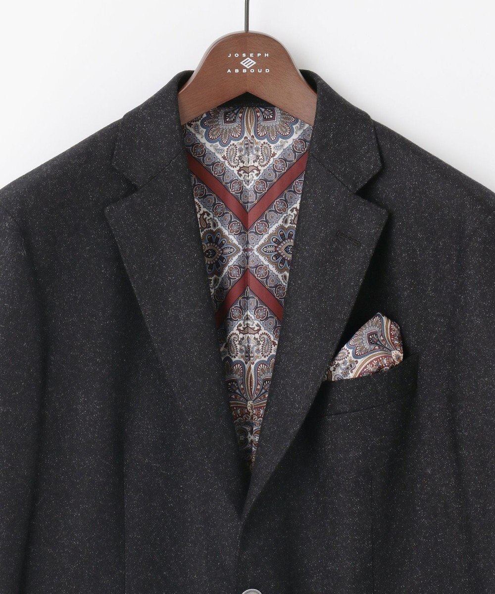 JOSEPH ABBOUD 【キングサイズ・ソフト/JAPANファブリック/LIBERTY柄裏地】ムリネフランネル ジャケット 