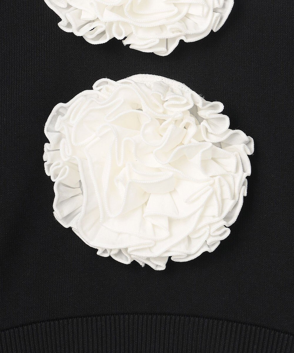 組曲 S 【組曲×setsuko sagittaire】ボンボンフラワー ニット 