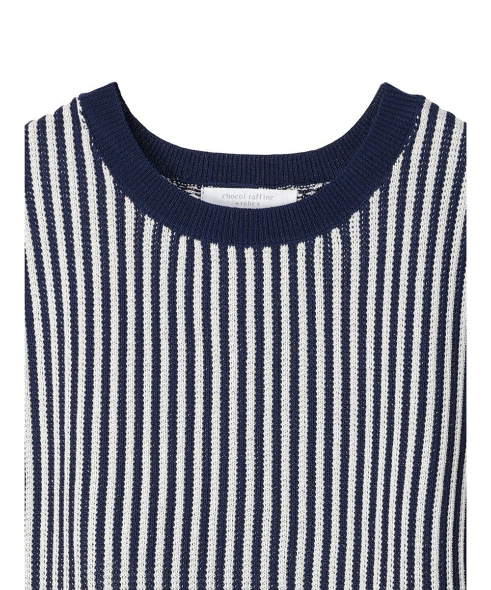 Green Parks ストライプドロストベスト 