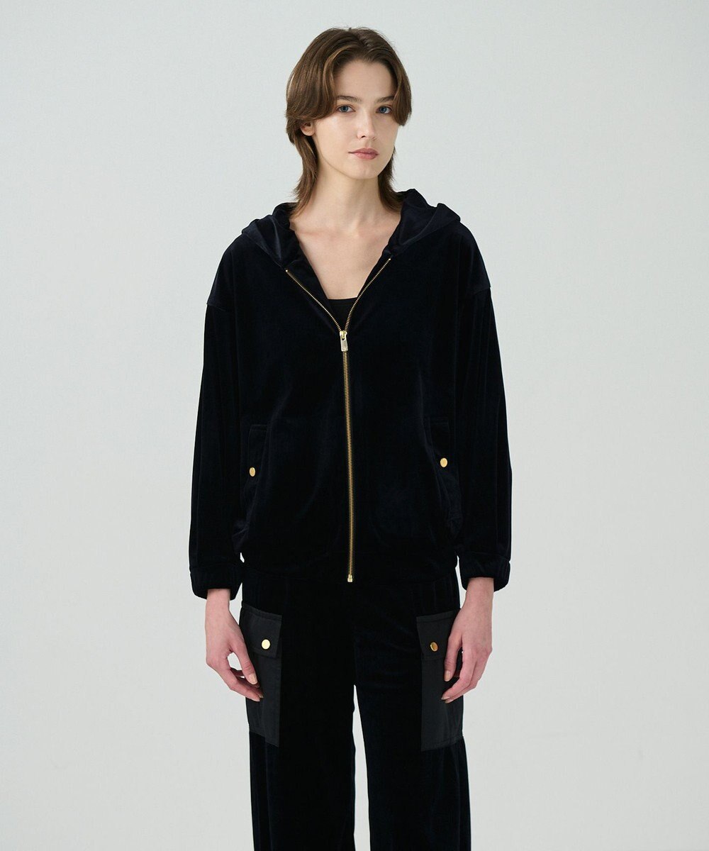 GRACE CONTINENTAL トリアセベロアフーディー 