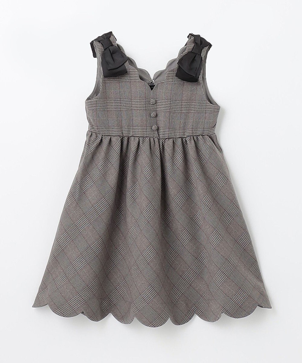 ANY KIDS チェックジャンパースカート 