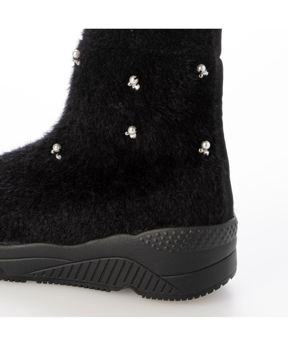 MODE ET JACOMO <carino>ビジュー付きニットブーツ 