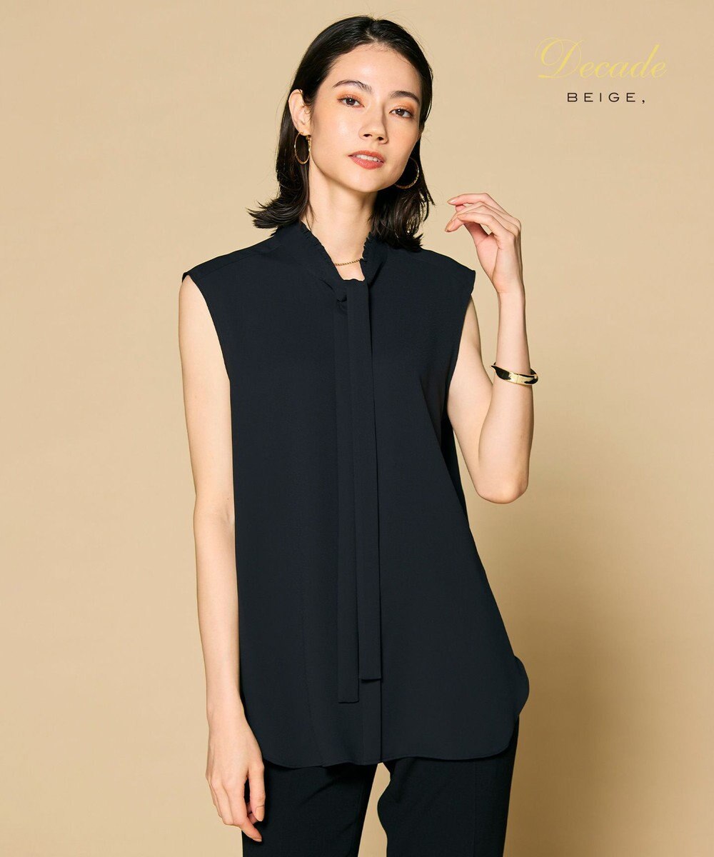 BEIGE， 【洗える】EVA / ボウタイブラウス 