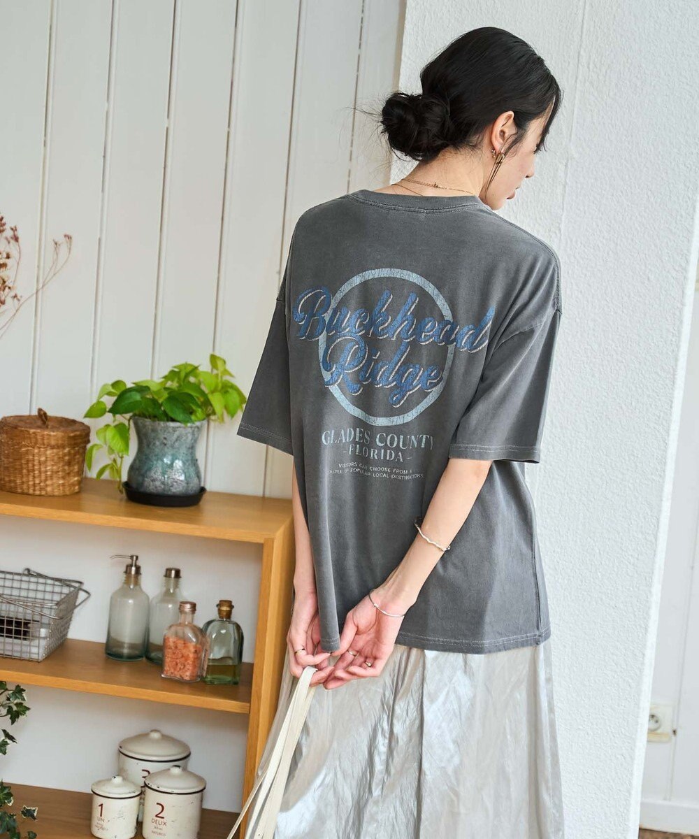 WEGO 【新色追加/ユニセックス着用アイテム/手洗い可/SMLサイズ展開】ピグメントグラフィックT（S） 