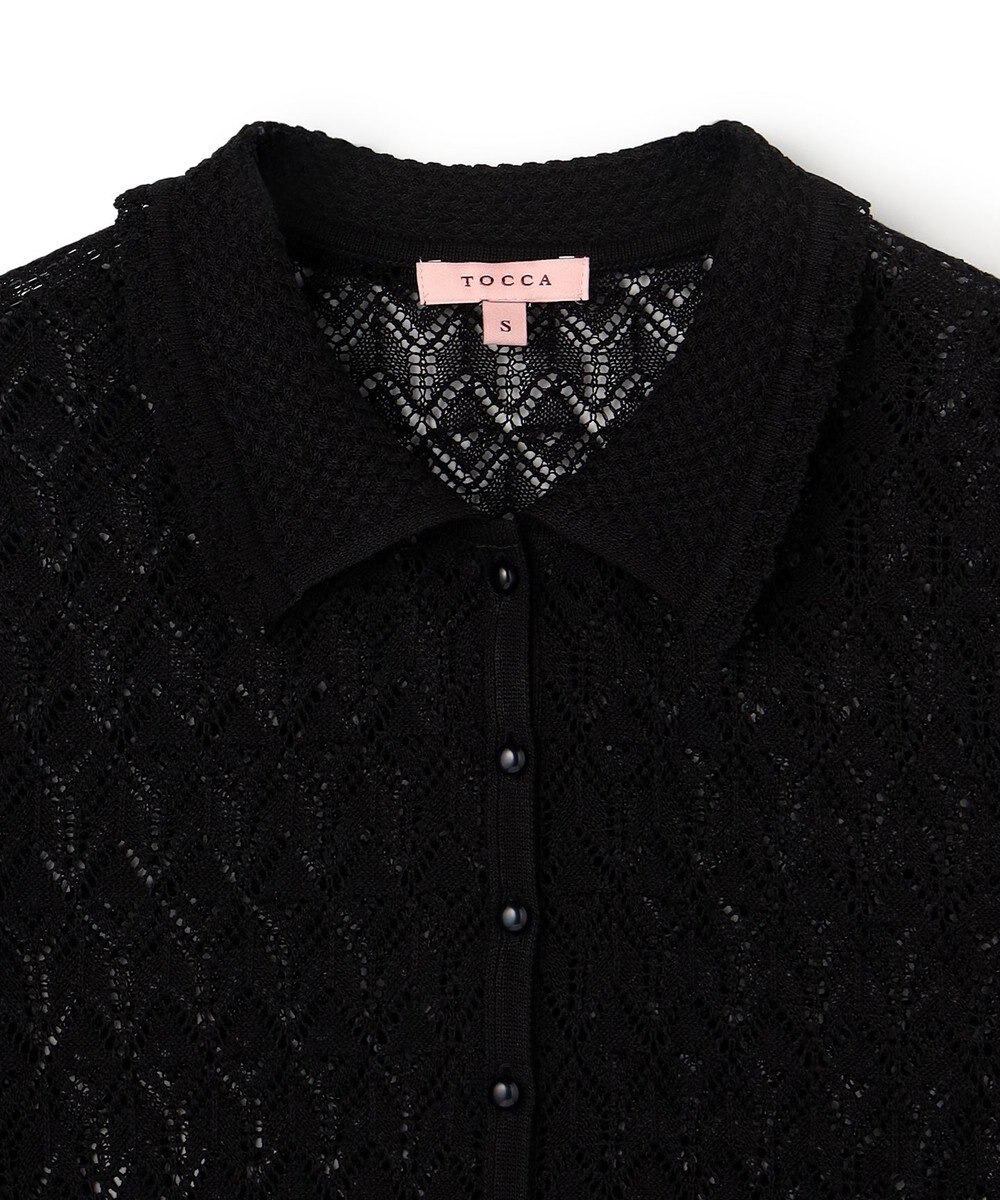 TOCCA 【星風まどかさん着用】SPIDER LACE KNIT レースニットカーディガン 