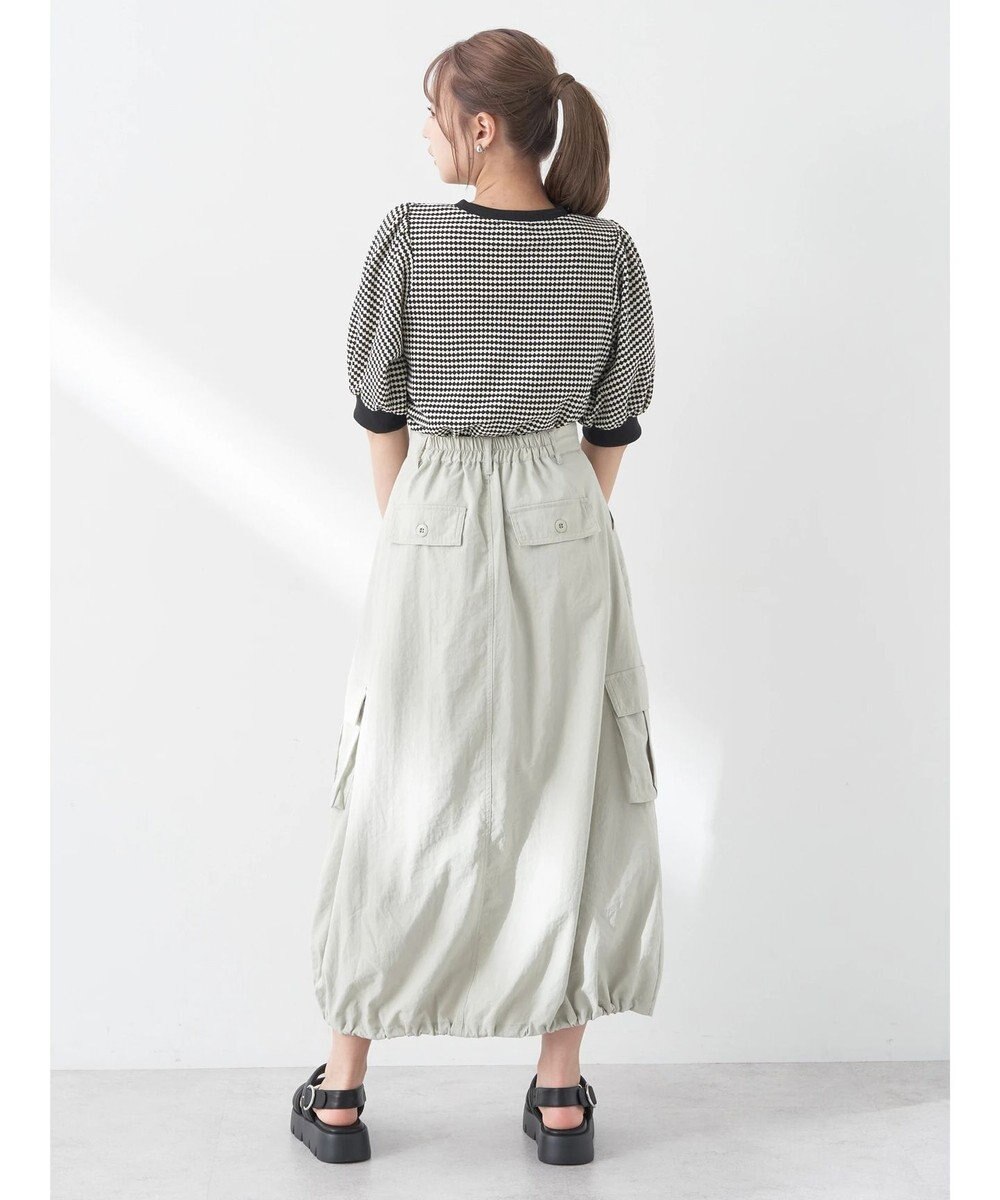 earth music&ecology バルーンカーゴスカート 