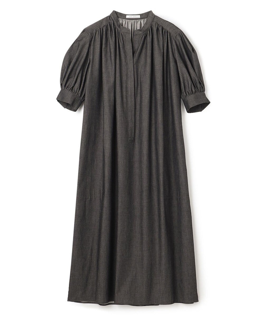 BEIGE， POMEGRANATE / ギャザーワンピース 