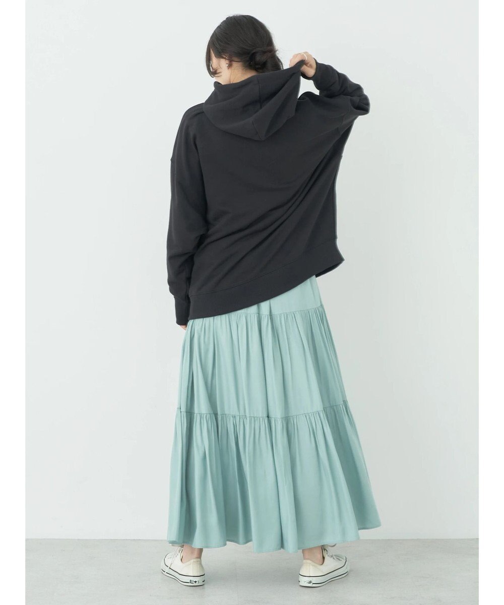 earth music&ecology スウェットルーズパーカー 