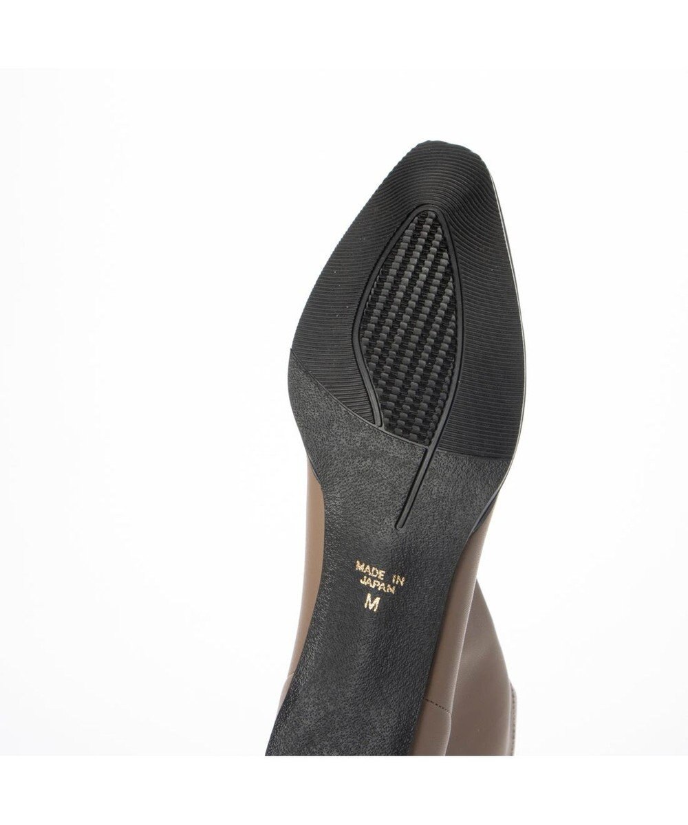 MODE ET JACOMO <carino>【レイン対応】フレアヒールストレッチブーツ 