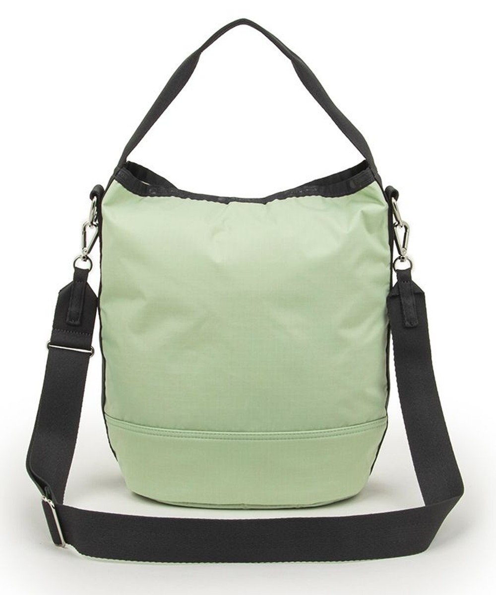 LeSportsac CONVERTIBLE BUCKET BAG/フロスティグリーン/サンダー 