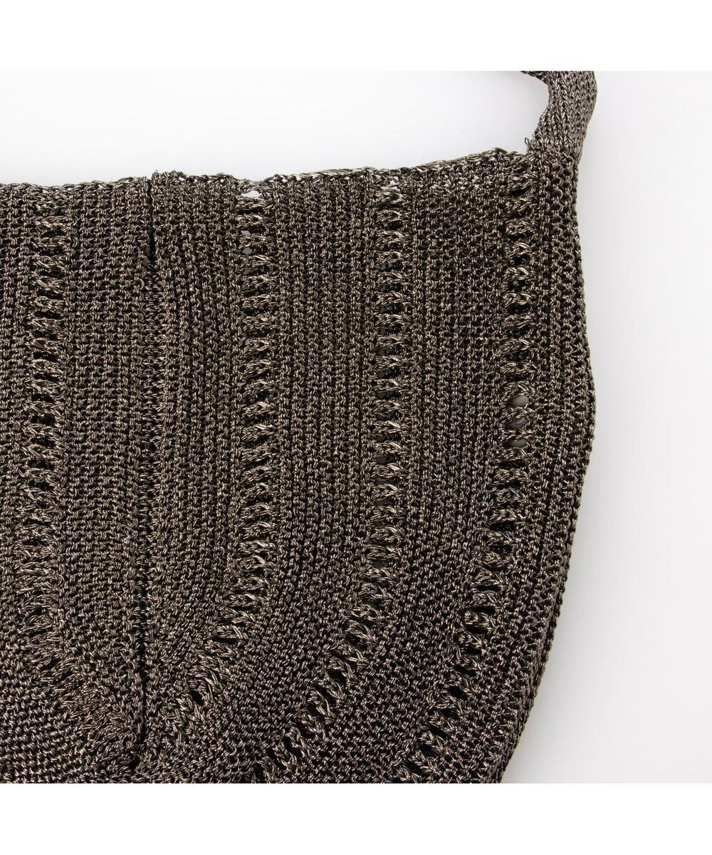 UNBILLION カシュカシュ cachecache / ラメ糸ラウンドセミショルダー 