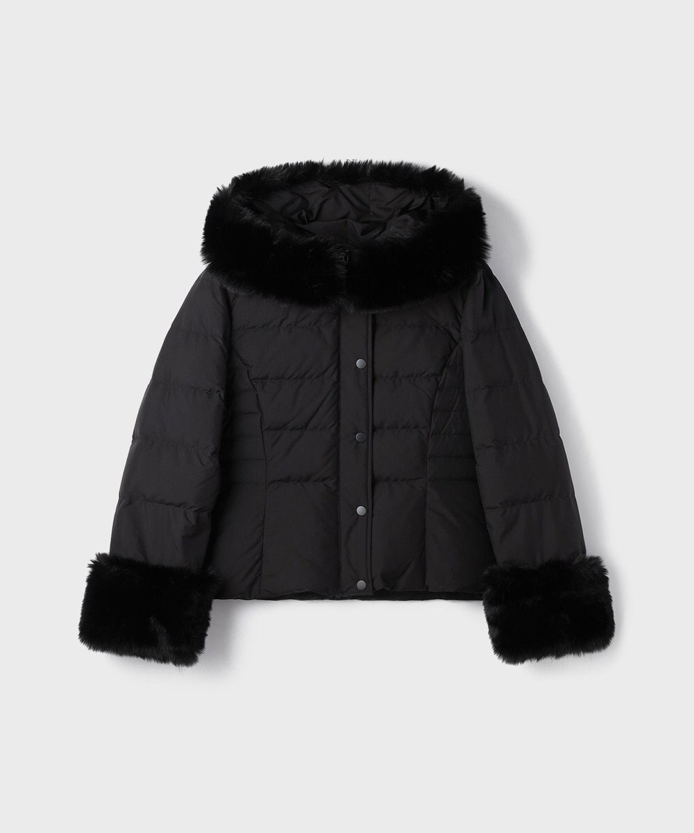 GRACE CONTINENTAL エコファーショートダウンジャケット 