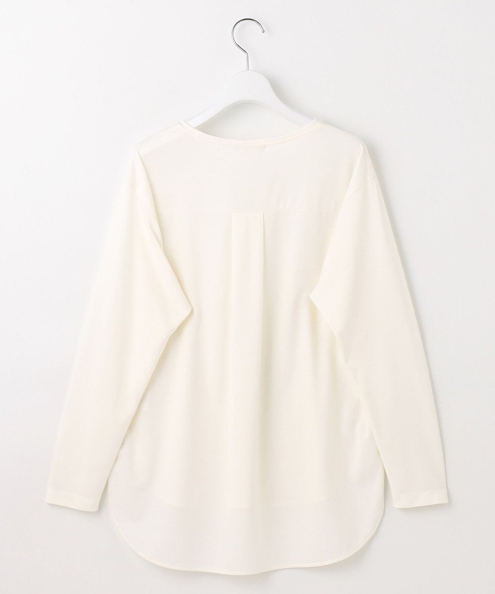 自由区 L ブラウスライクジャージー カットソー 