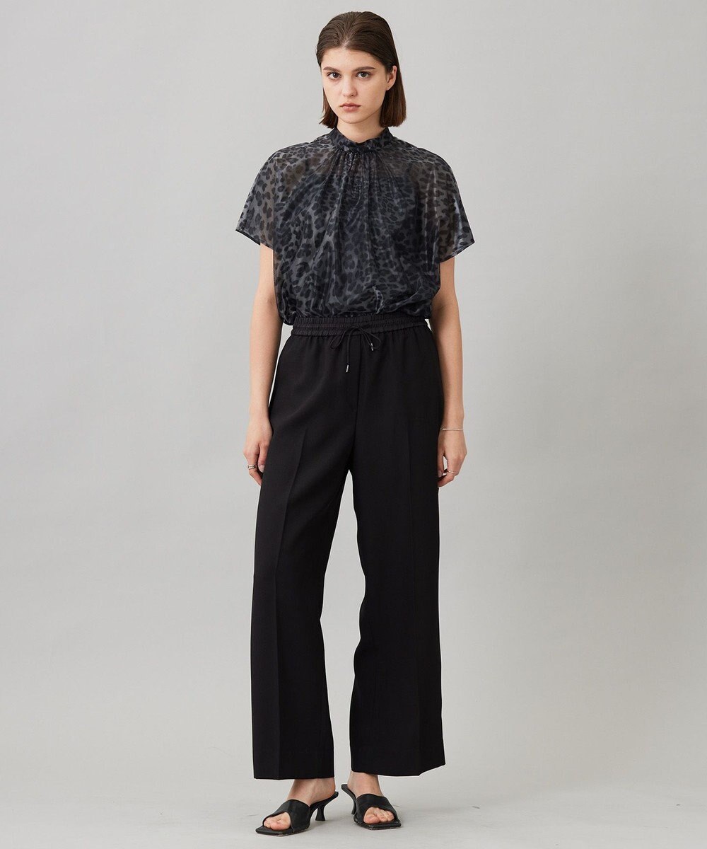 ICB L 【新色追加・UVケア・接触冷感・速乾・防シワ・洗える】 FluidBackSatin  ワイドパンツ 