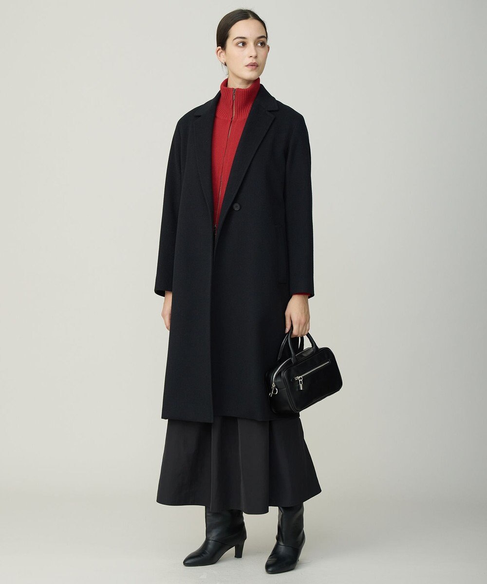 ICB L 【新色追加】ソフトカシミヤミックス ニットトラックジャケット 