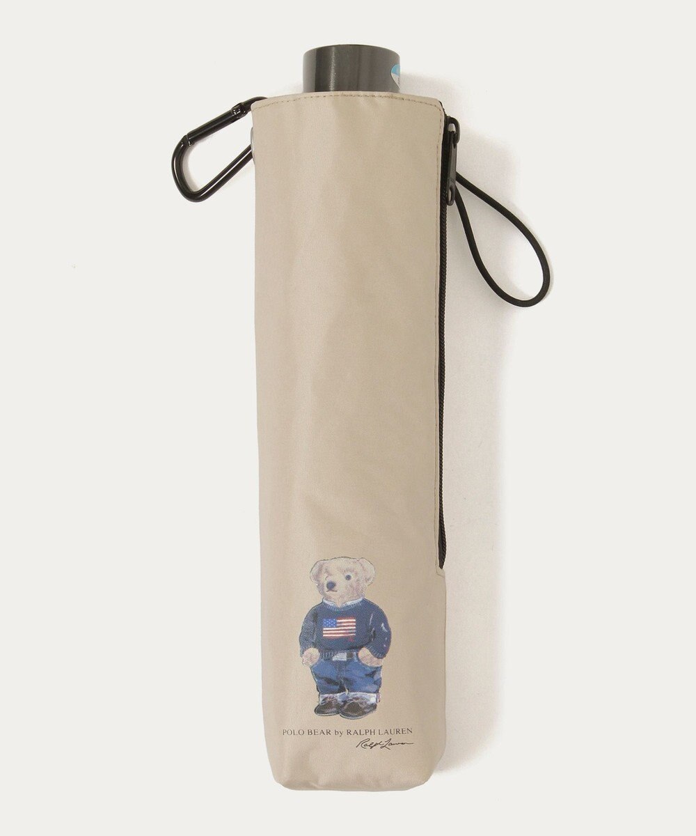 MOONBAT 【WEB限定/遮光率100%/遮熱/UV/耐風】POLO RALPH LAUREN（ポロ ラルフローレン）晴雨兼用日傘 ポロベア 無地 折りたたみ傘 