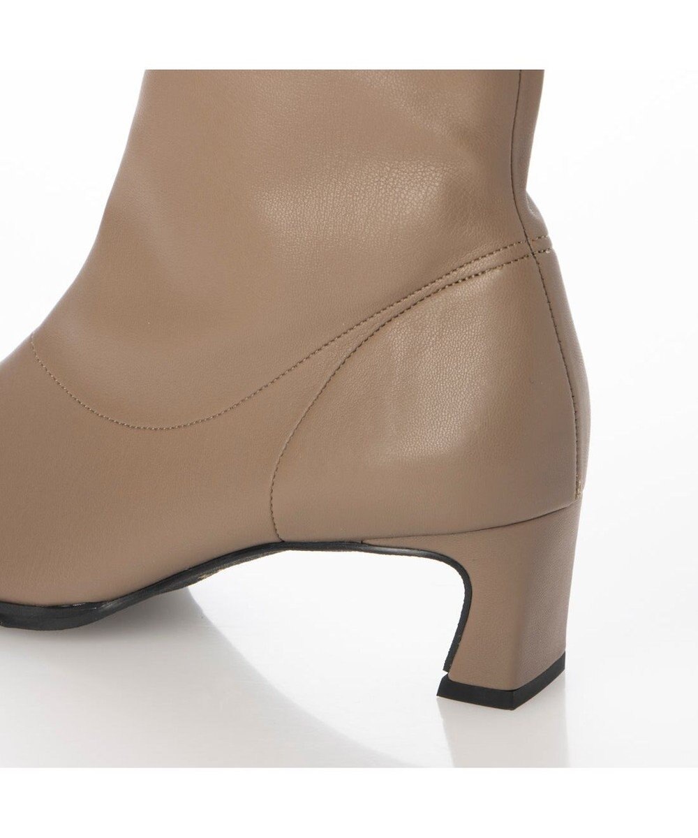 MODE ET JACOMO <carino>【レイン対応】フレアヒールストレッチブーツ 