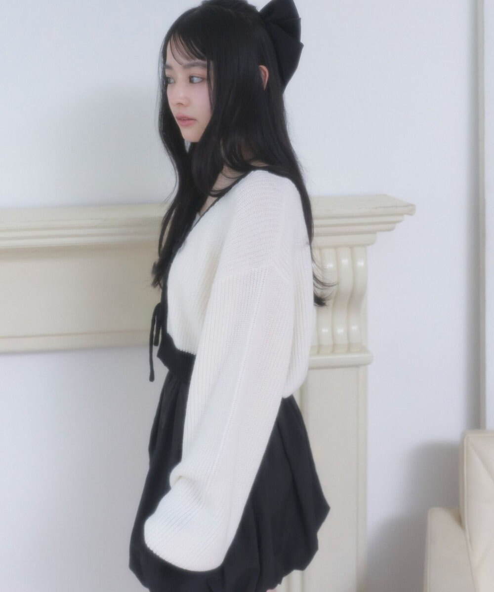 WEGO リボンカーディガン 